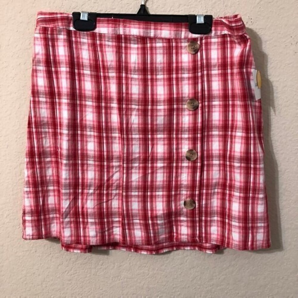 Arizona Shirt Red Plaid Retro Trendy Summer Picnic